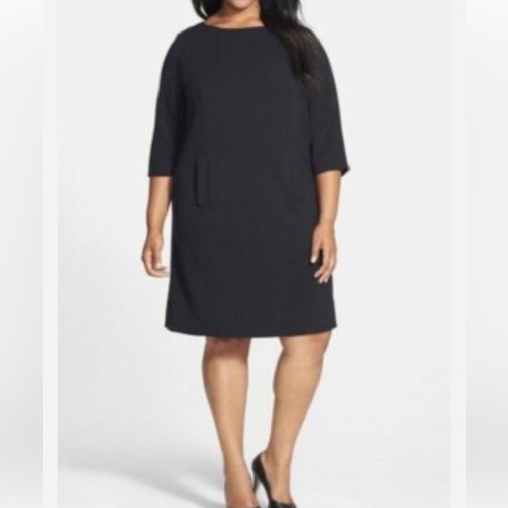 Eliza J Black Sheath Dress